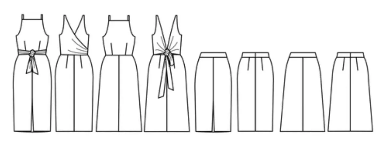 Axis Dress   Skirt