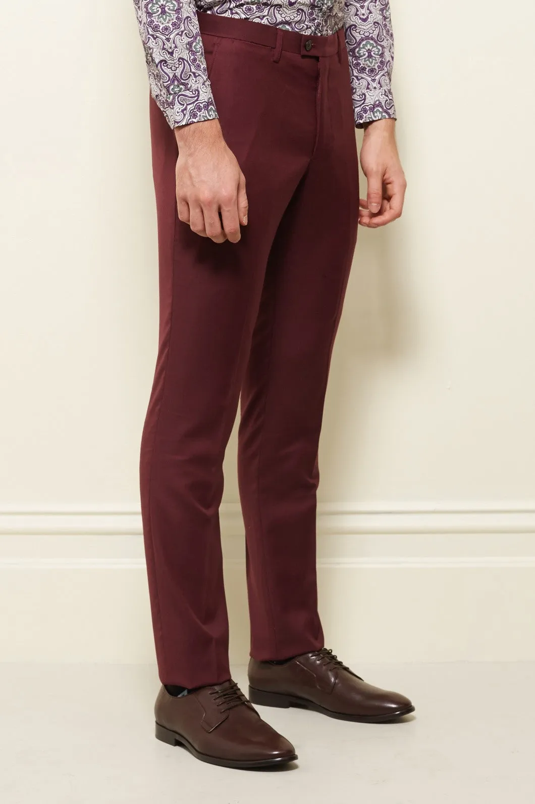 Burgundy Mod Pant