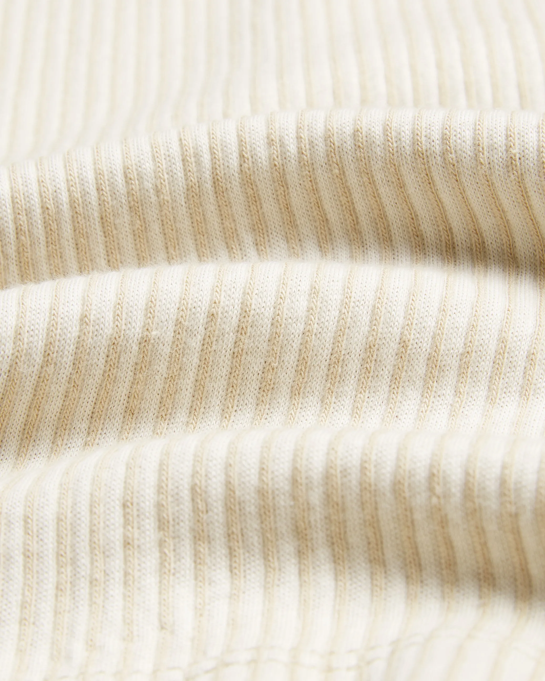 Elgrave Ss Regular Textured Half-Zip Polo Beige