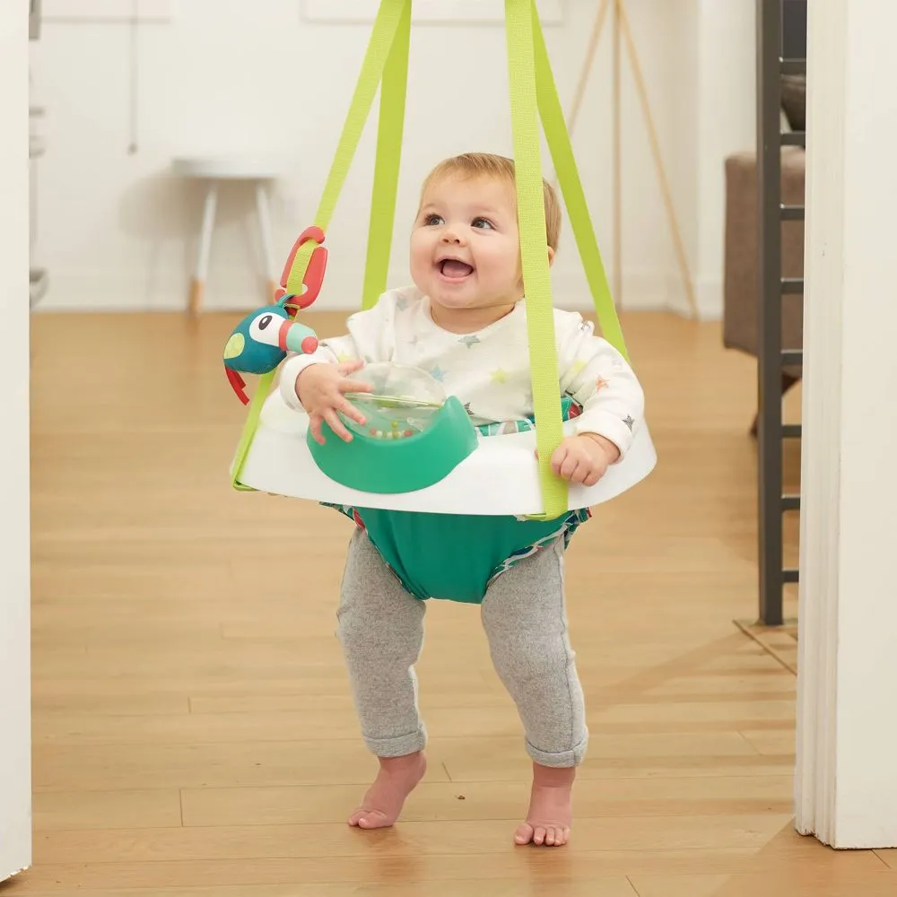 Evenflo Exersaucer Tiny Tropics 2-in-1 Baby Seat   Doorway Jumper