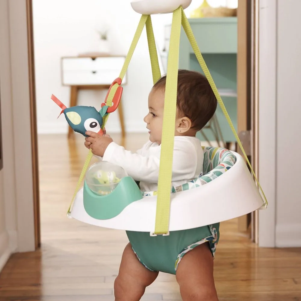 Evenflo Exersaucer Tiny Tropics 2-in-1 Baby Seat   Doorway Jumper