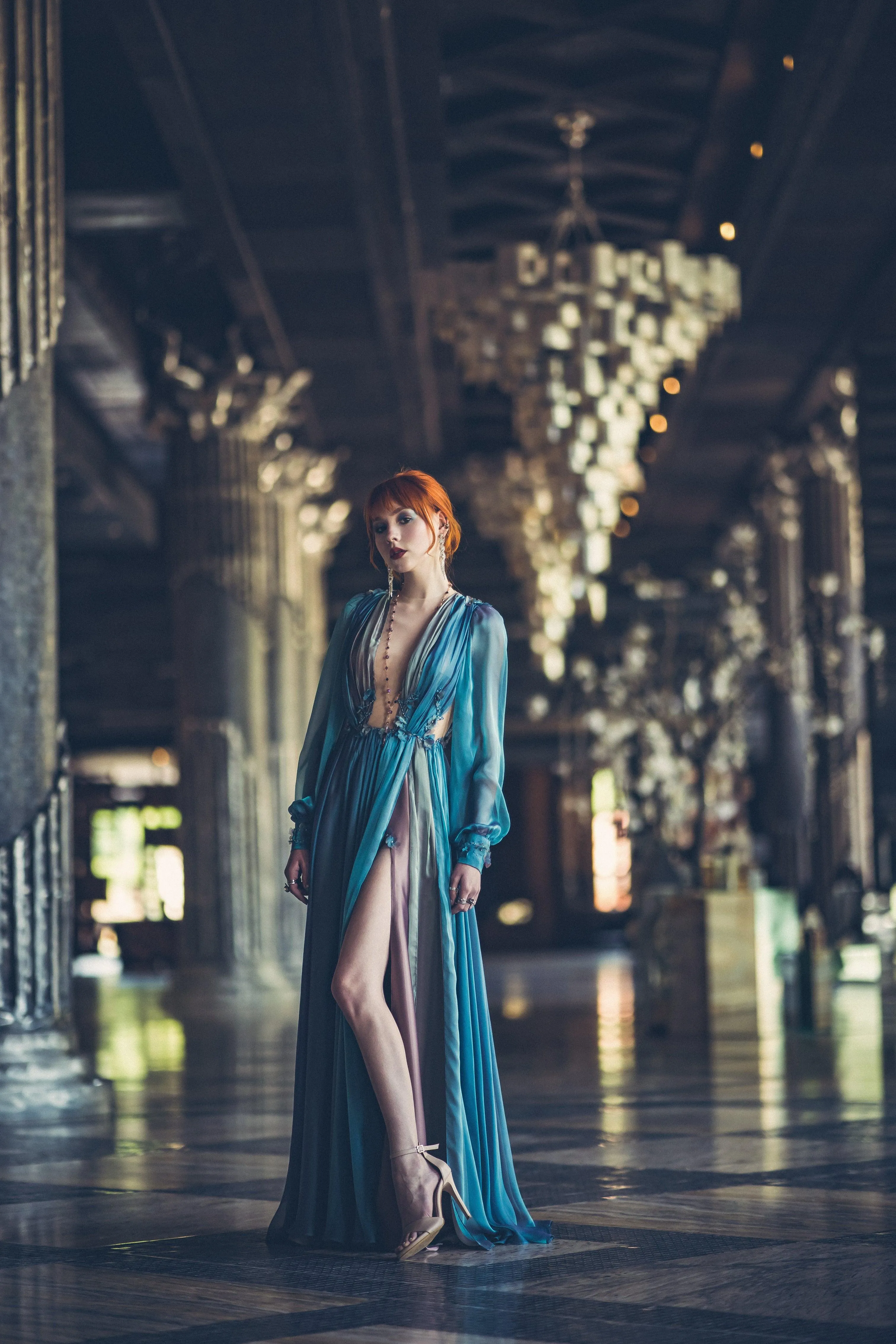 Fairy Witchy Gown with Long sleeves