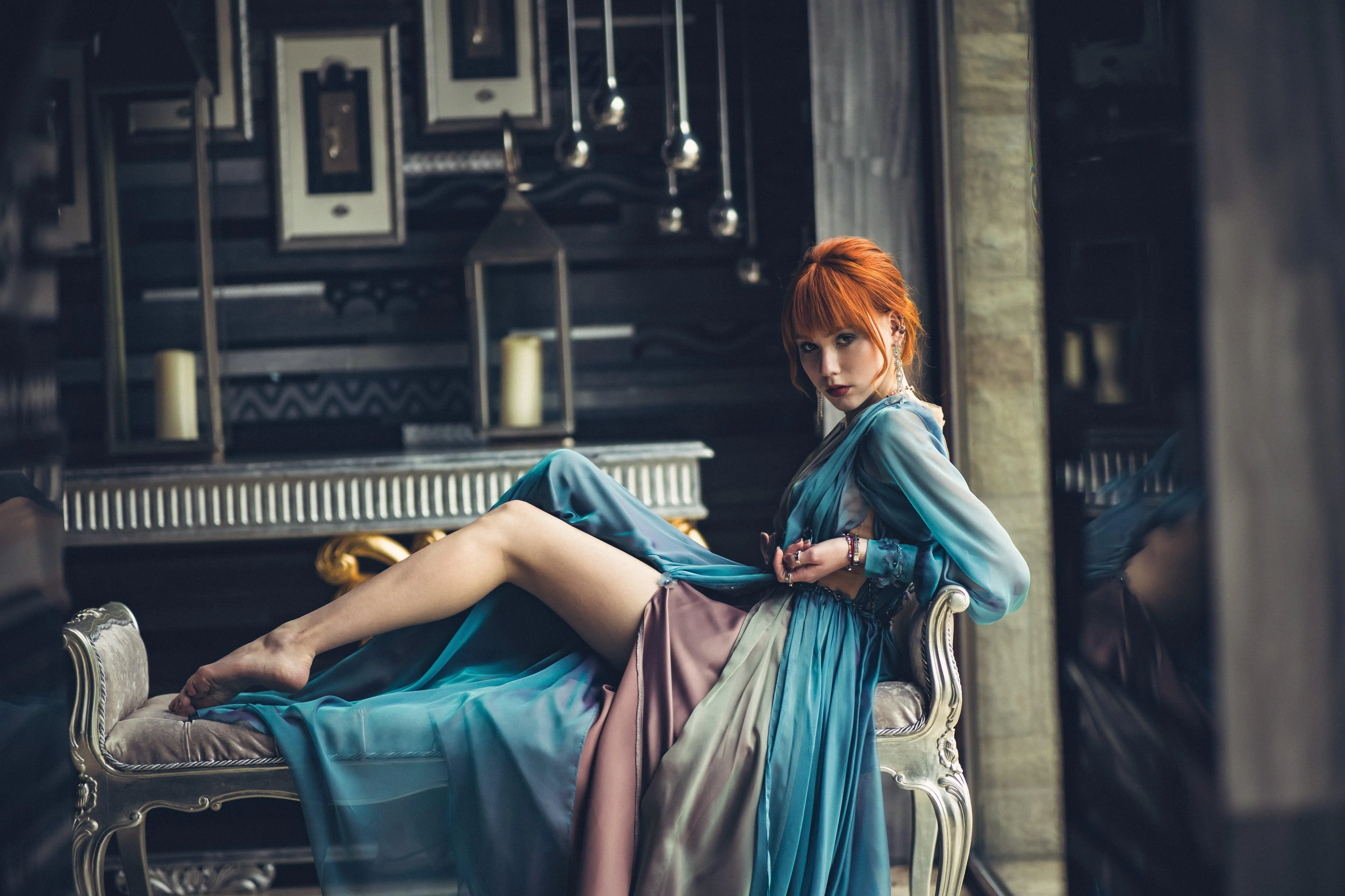 Fairy Witchy Gown with Long sleeves