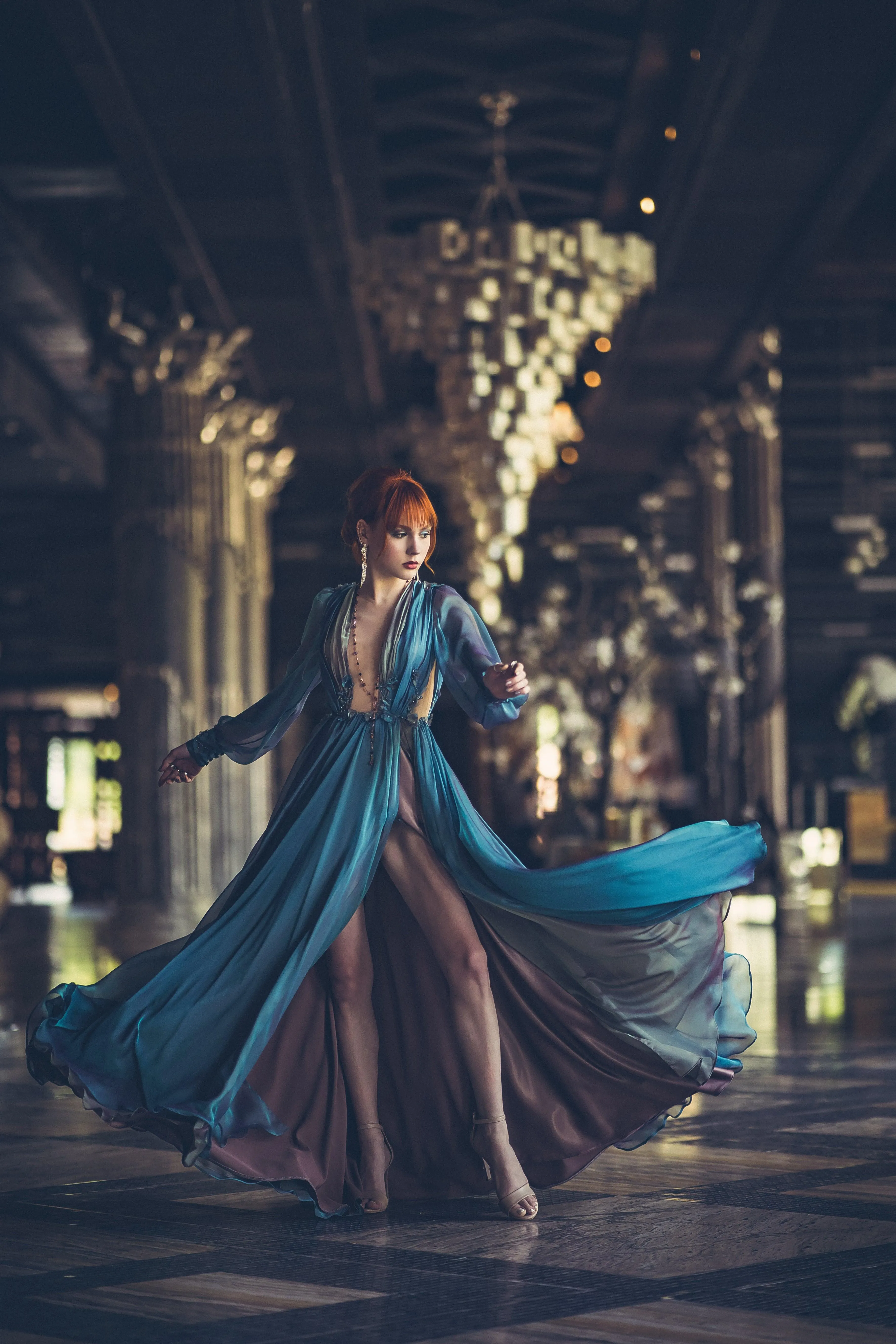 Fairy Witchy Gown with Long sleeves