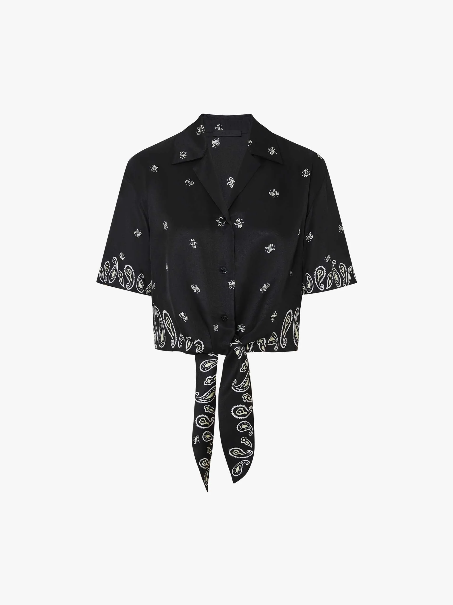 Front Tie Cropped Top