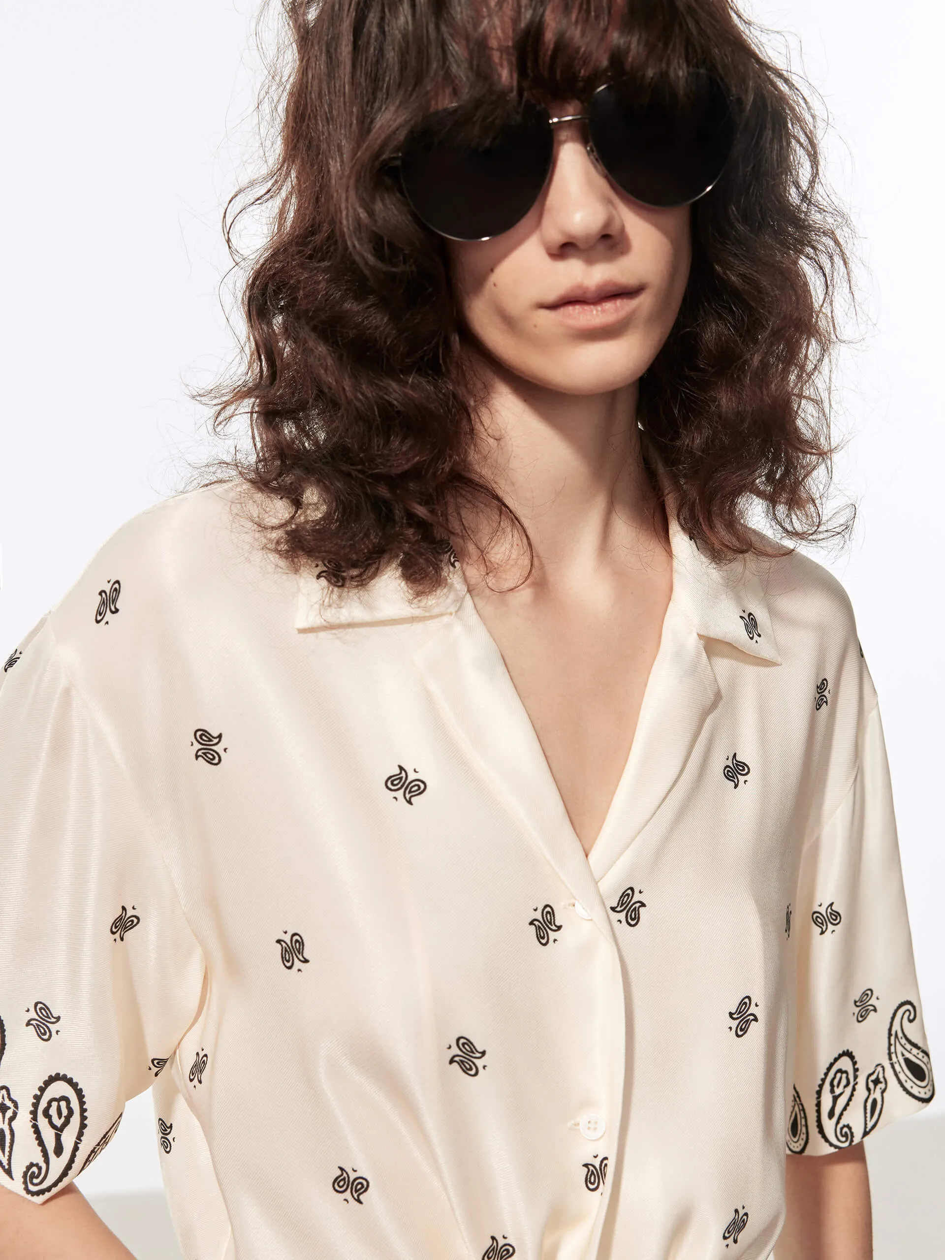 Front Tie Cropped Top