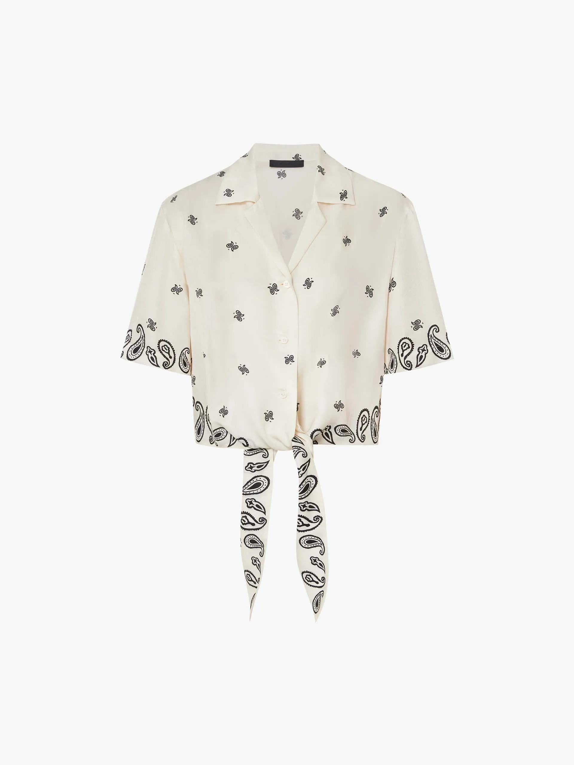 Front Tie Cropped Top