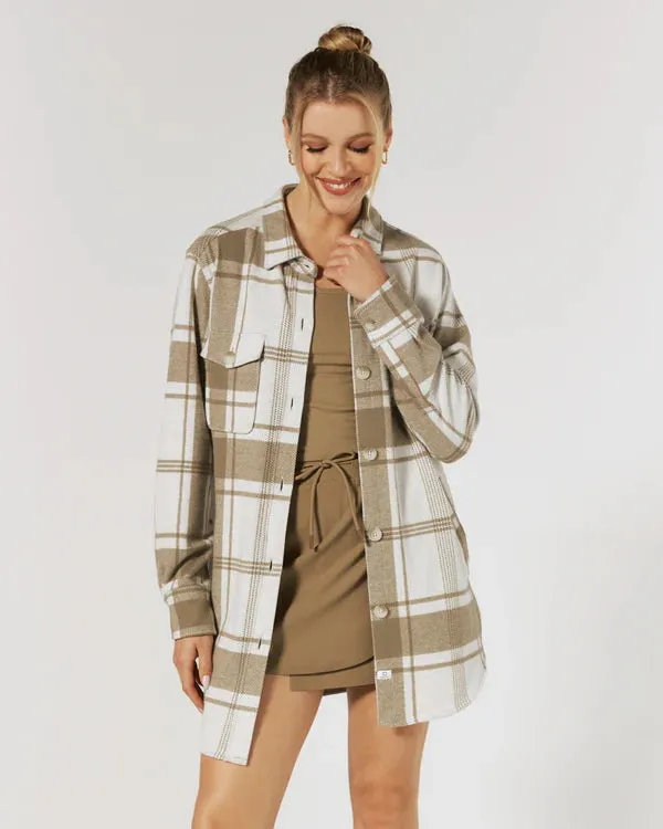 Generation Plaid Shacket (7 Diamonds)