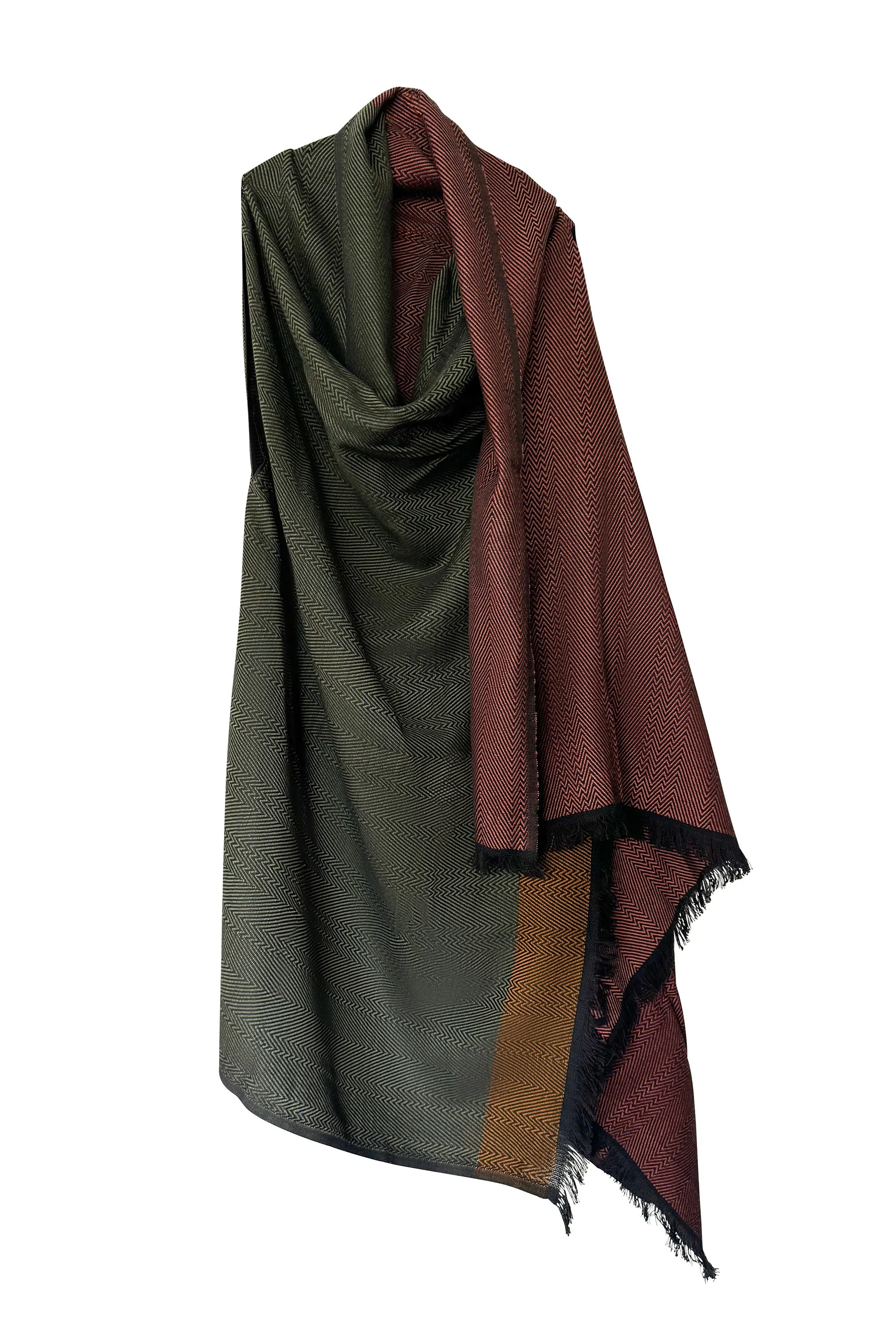 Julahas Plum Spice Cotton Cape