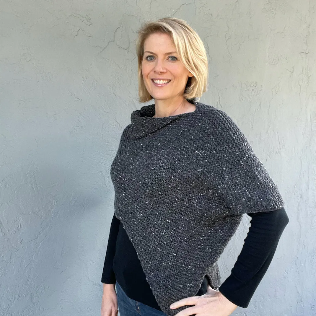L'Enveloppe (Soft Donegal Chunky version) Knitting Kit | Studio Donegal Soft Donegal Chunky