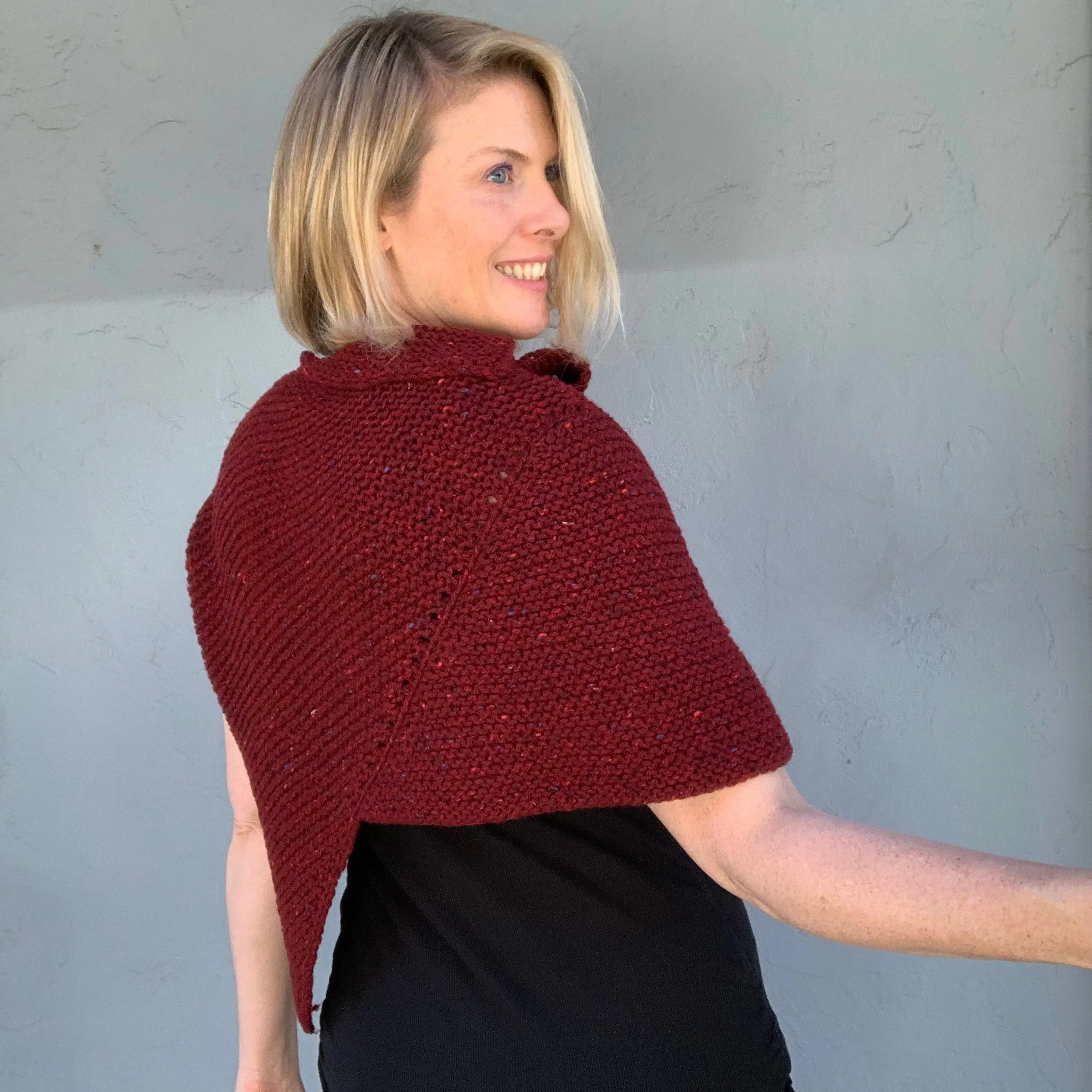L'Enveloppe (Soft Donegal Chunky version) Knitting Kit | Studio Donegal Soft Donegal Chunky