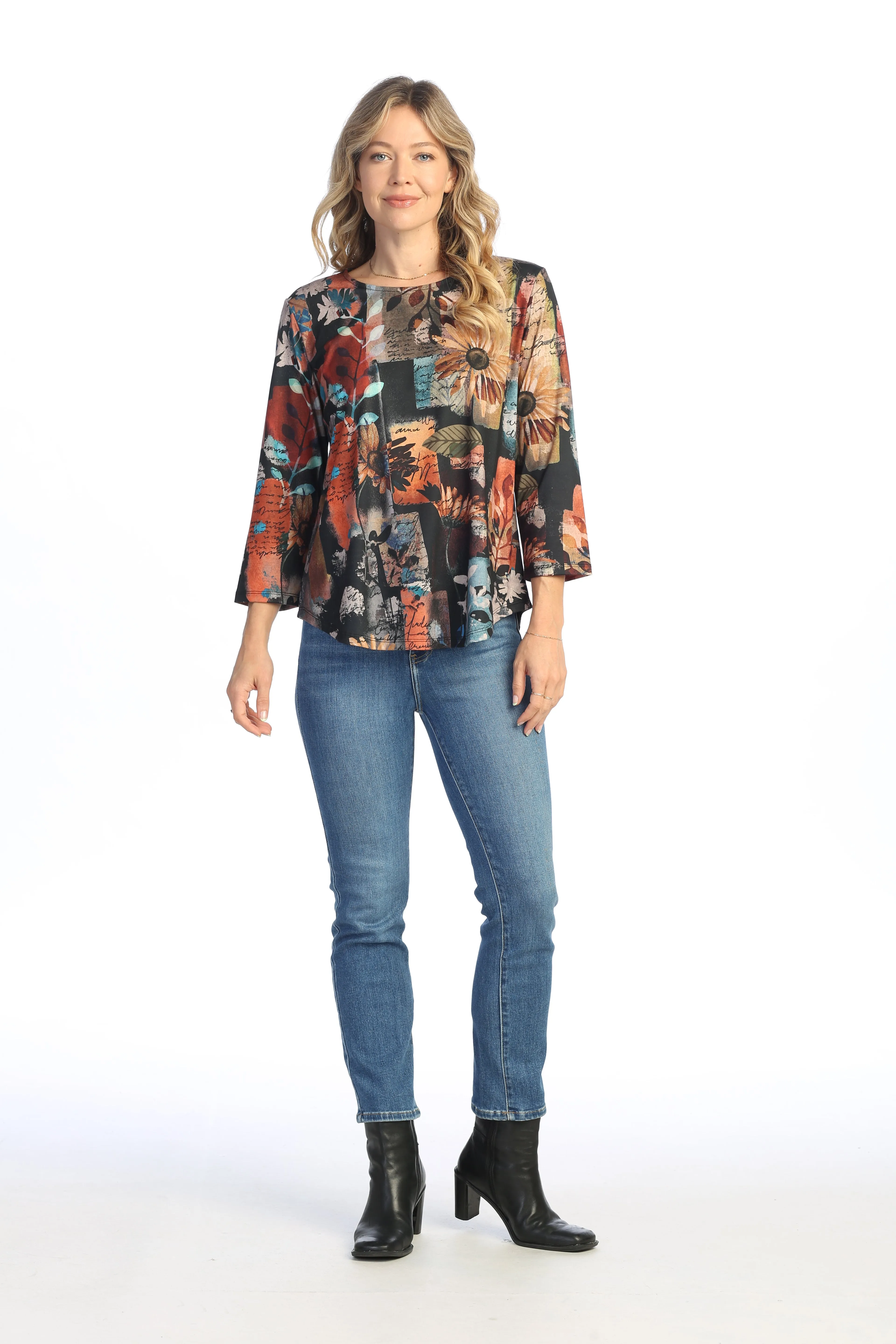 Lisa Soft Touch Round Hem Top