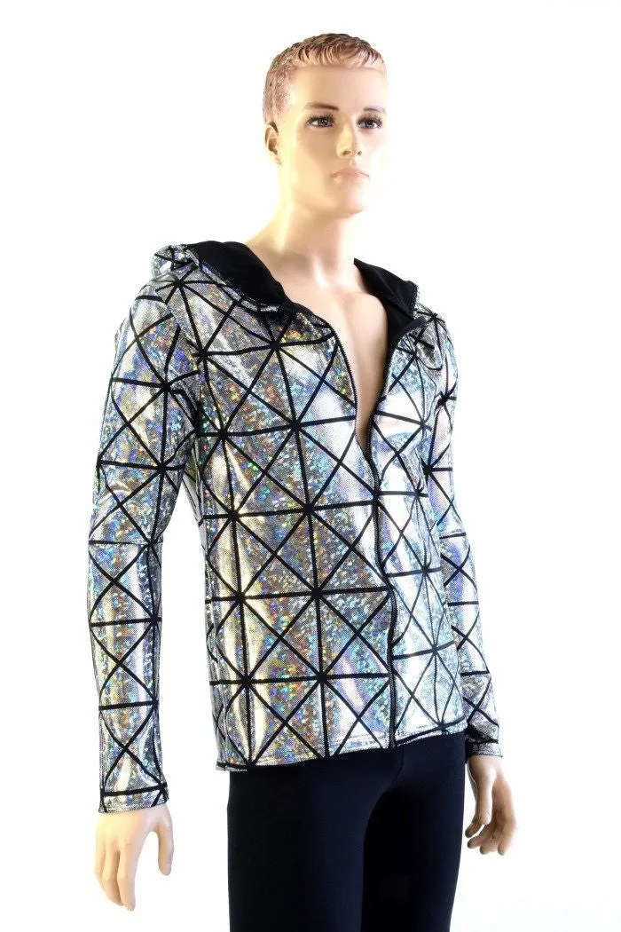 Mens Long Sleeve Zipper Hoodie