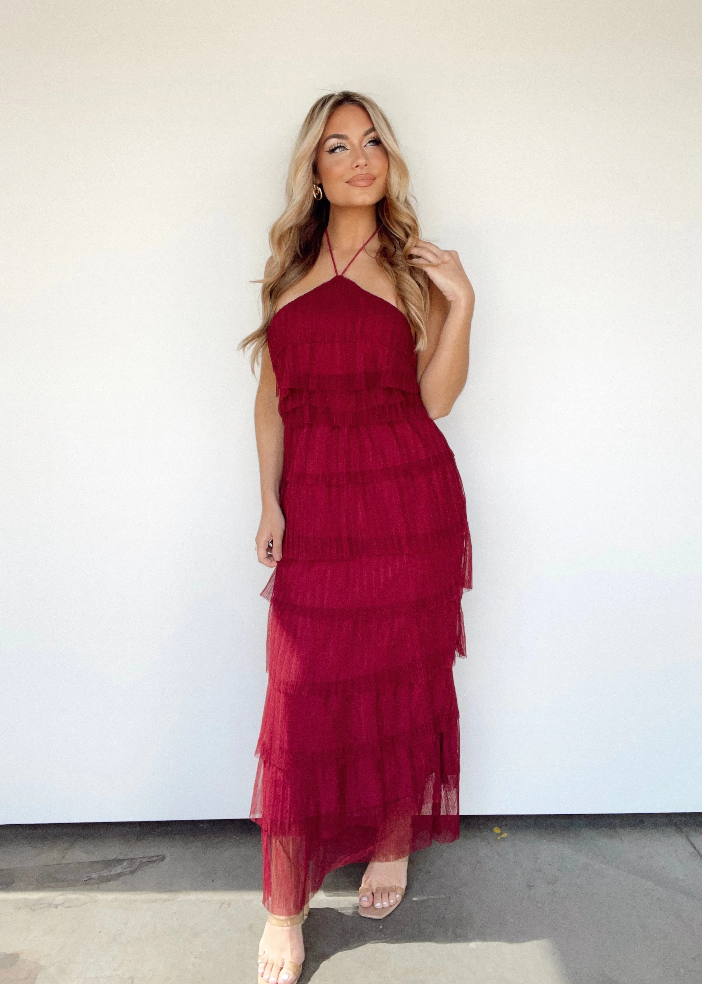 Merlot Melody Maxi Dress