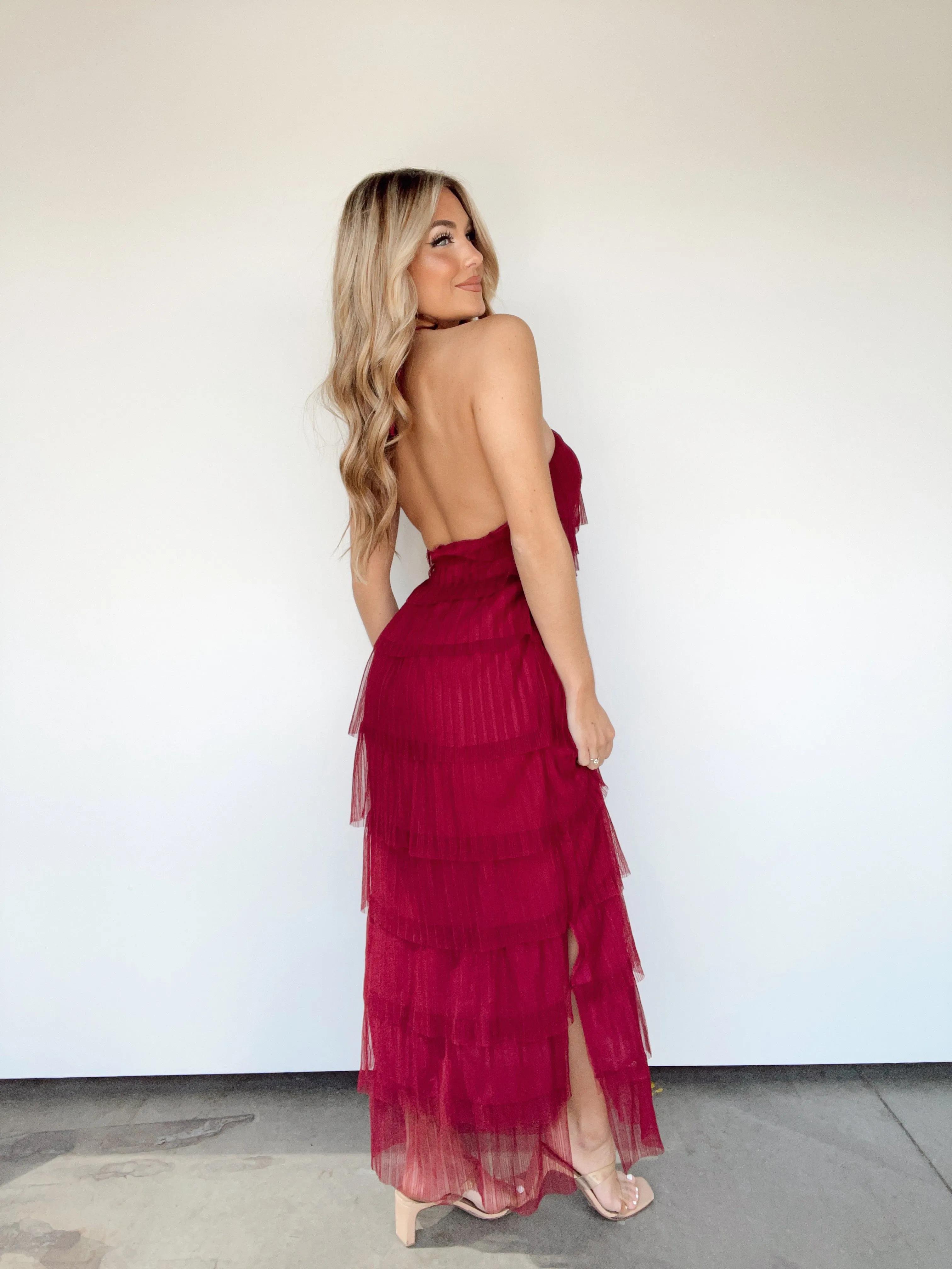 Merlot Melody Maxi Dress