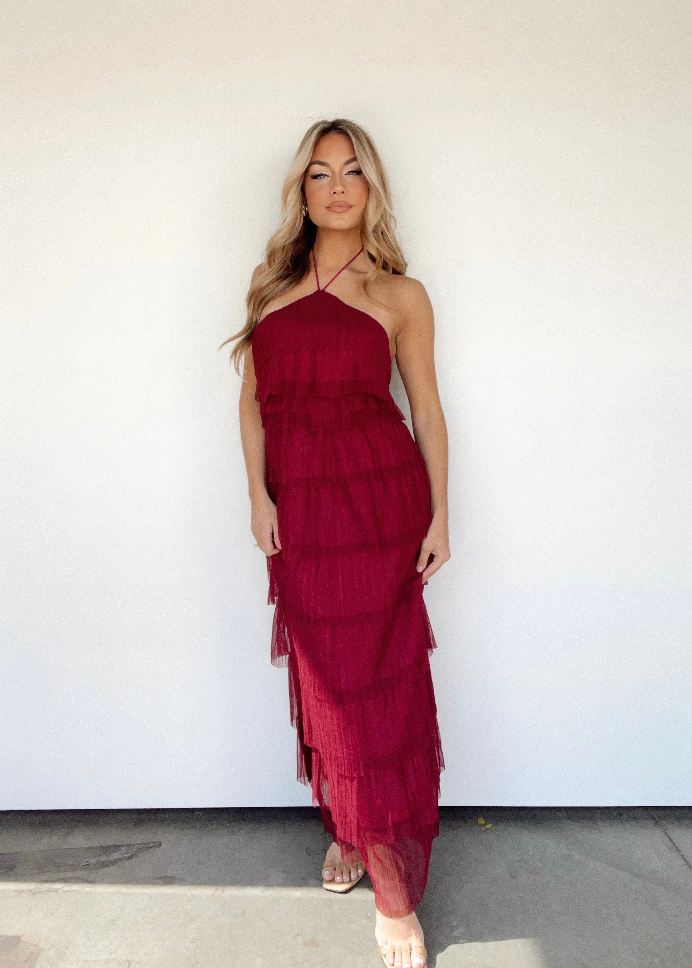 Merlot Melody Maxi Dress