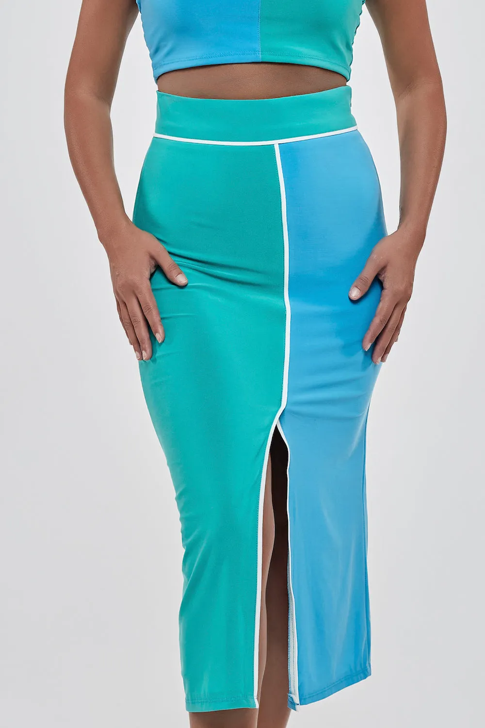 No.1  Touchline Tango Double Slit Frontline Skirt / DIVIDED Series