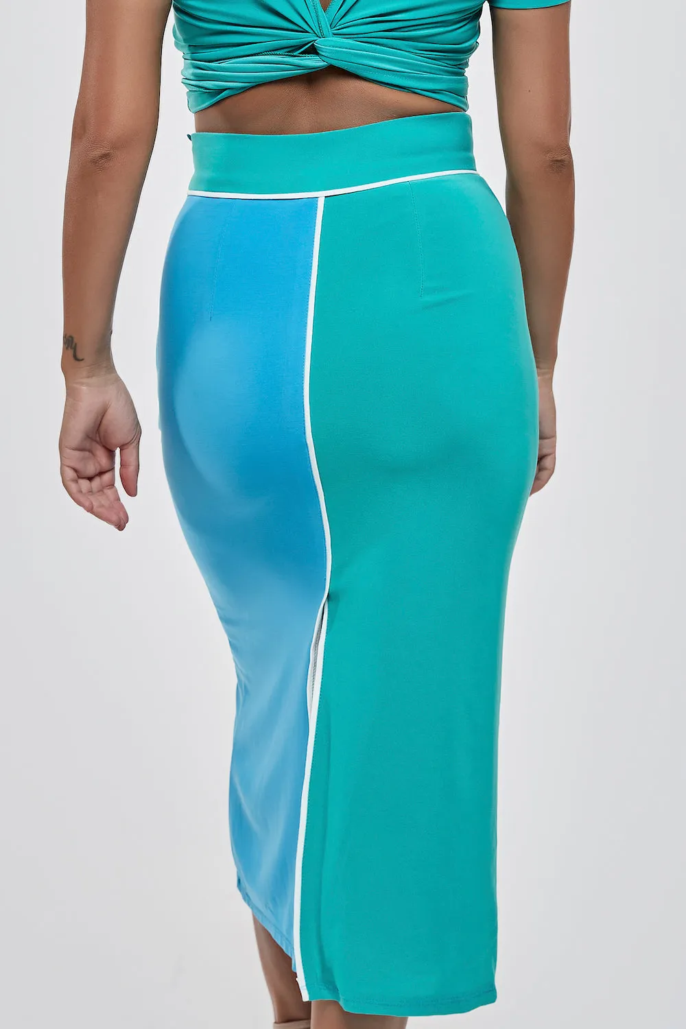 No.1  Touchline Tango Double Slit Frontline Skirt / DIVIDED Series
