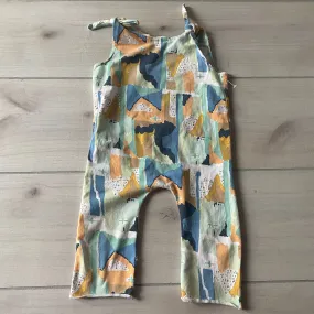 NWOT Young & Free Abstract Print Romper