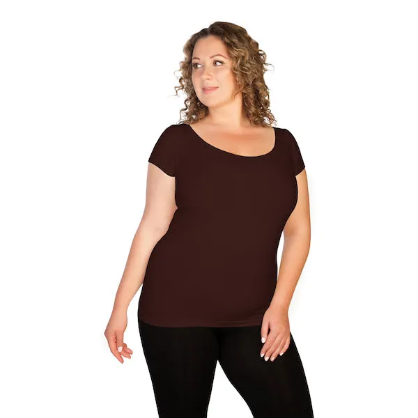 Plus Cap Sleeve Tee