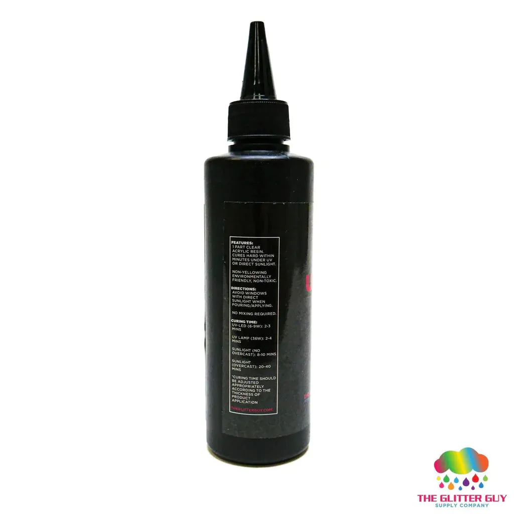 Professional Grade UV Resin 200g (7.05oz) Bottle - The Glitter Guy
