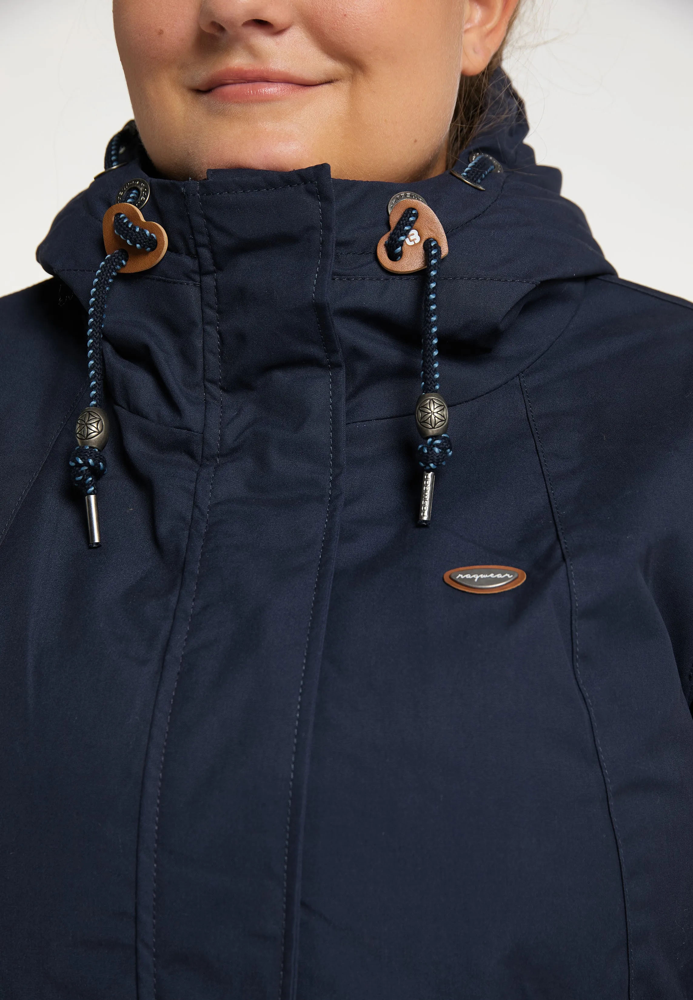 Ragwear Monadis Rain Coat in Navy
