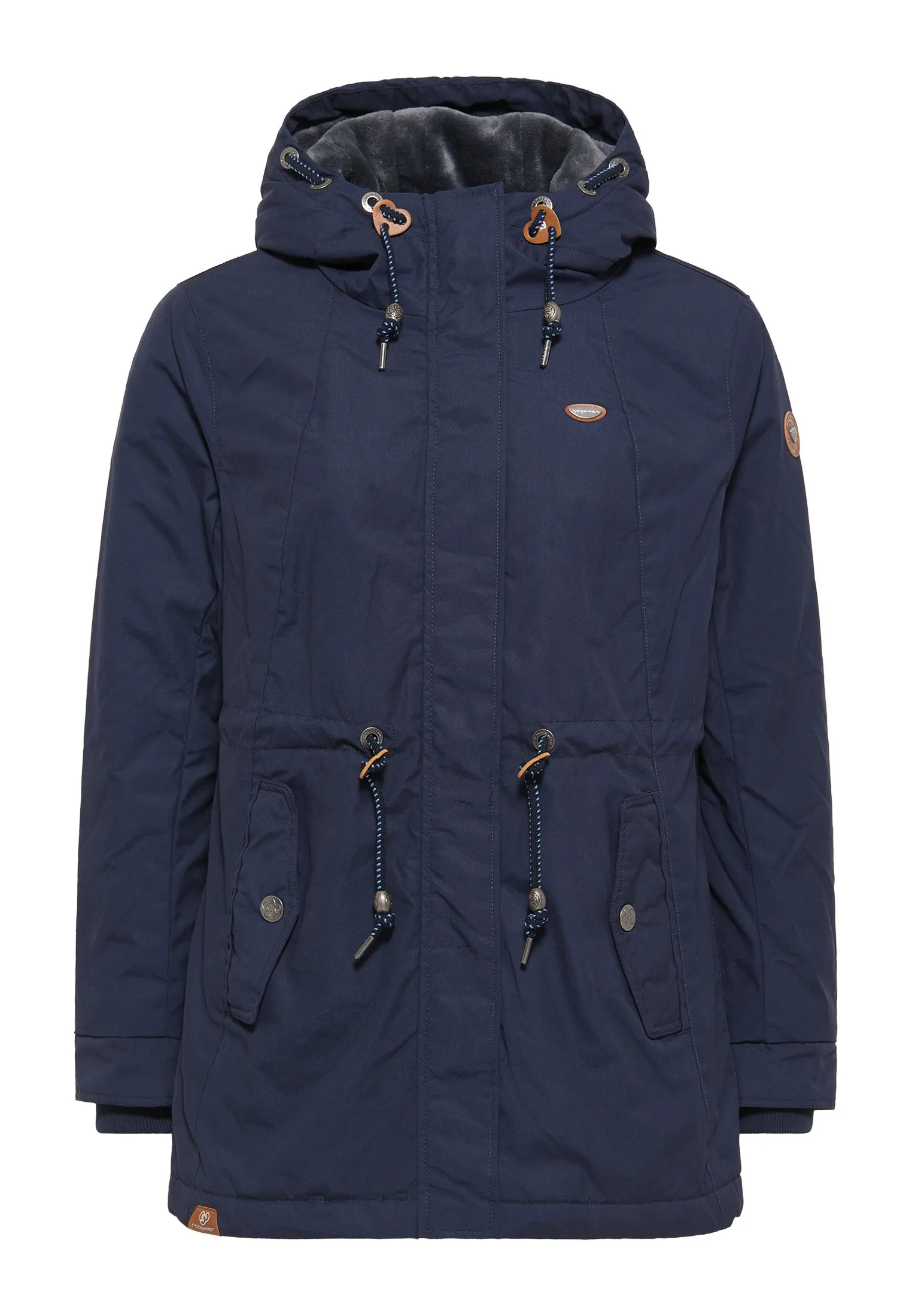 Ragwear Monadis Rain Coat in Navy