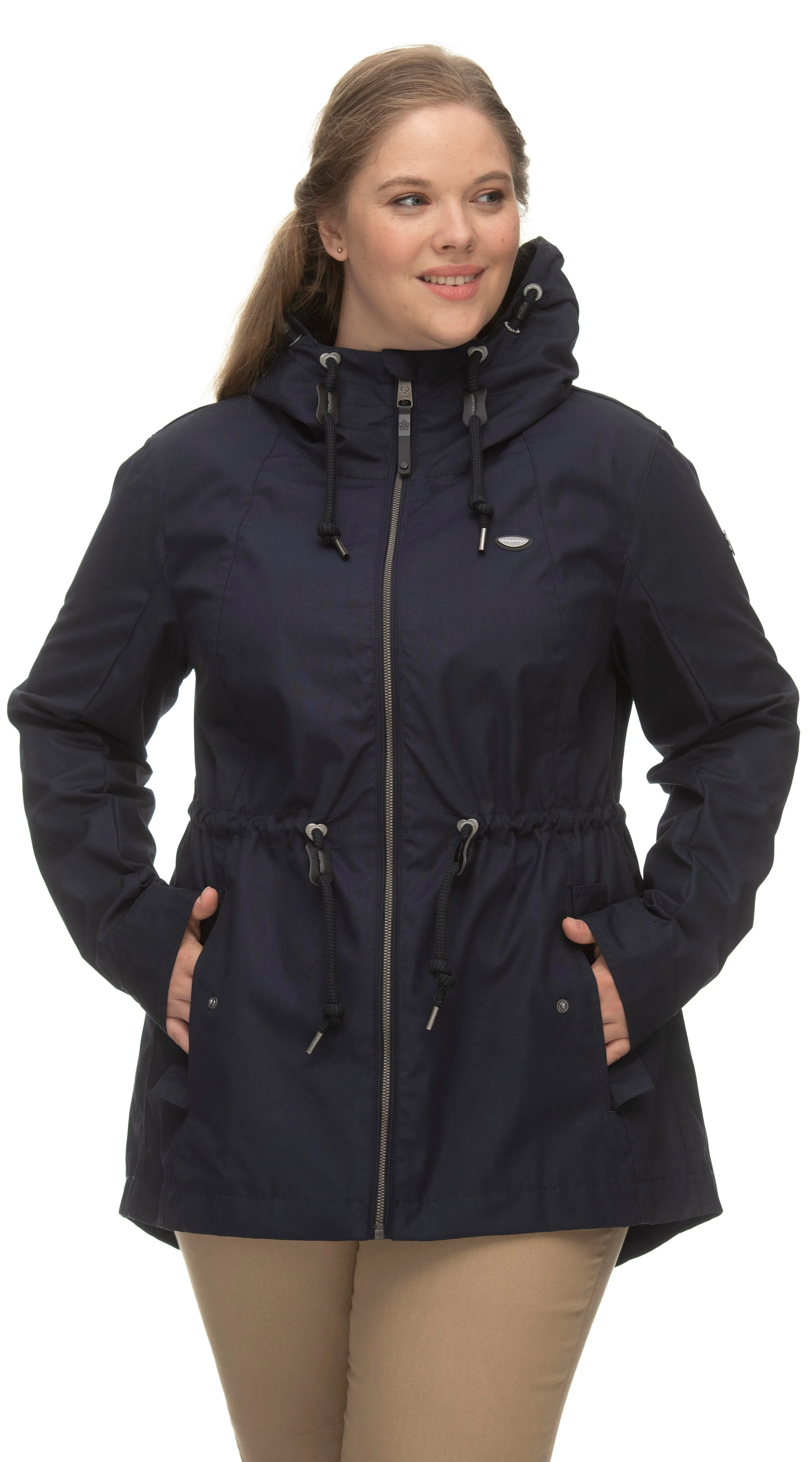 Ragwear Monadis Rain Coat in Navy
