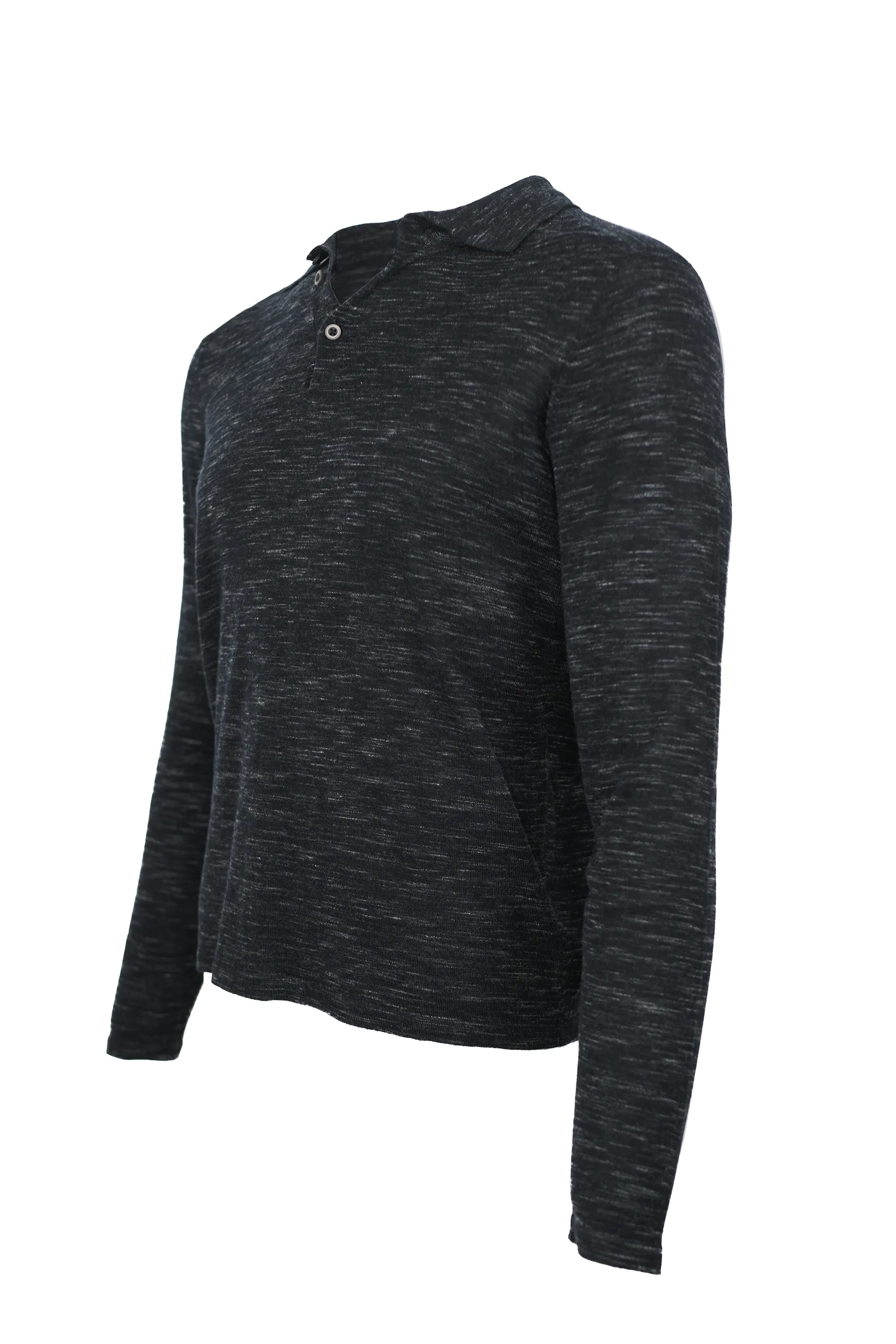 Robert Barakett Knit Long Sleeve Polo