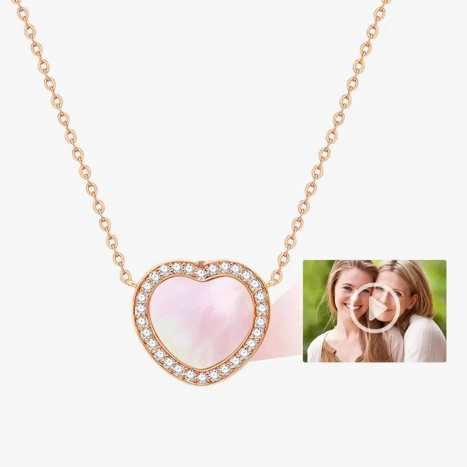Romantic Memory Digital Locket Necklace
