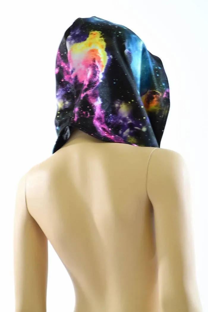 Short Festival Hood in Galaxy & Gold