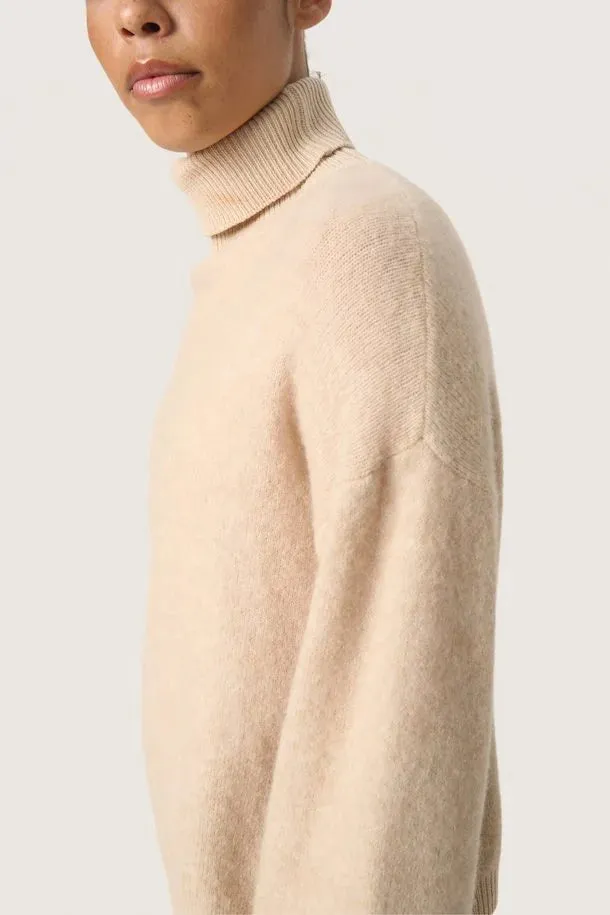 Soaked In Luxury Jessie Pullover - Semolina Melange