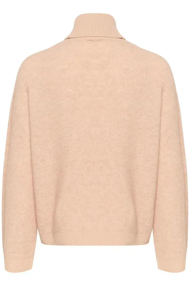 Soaked In Luxury Jessie Pullover - Semolina Melange
