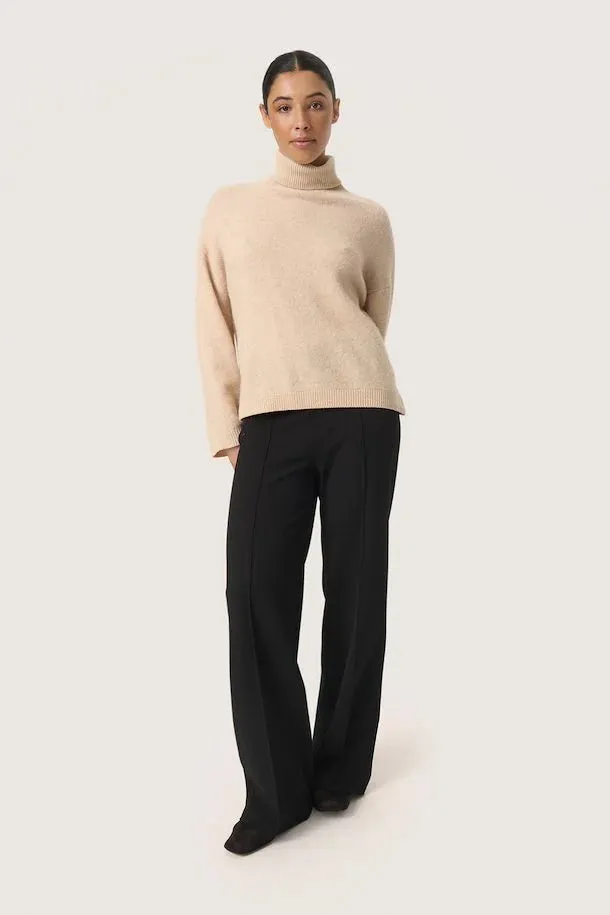 Soaked In Luxury Jessie Pullover - Semolina Melange