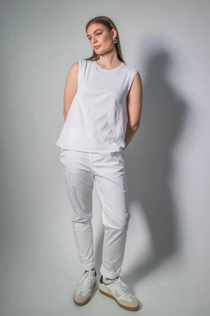 Transit Par Such Classic Slim Chino in White