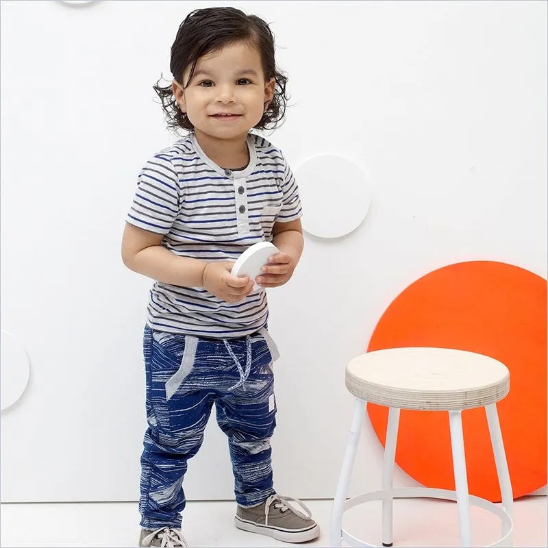 Tumble N Dry Boys Lo Pants - Full in Light Grey Melange
